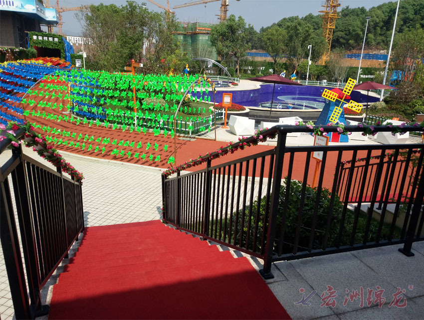 碧桂園鋅鋼陽臺護欄實拍照片