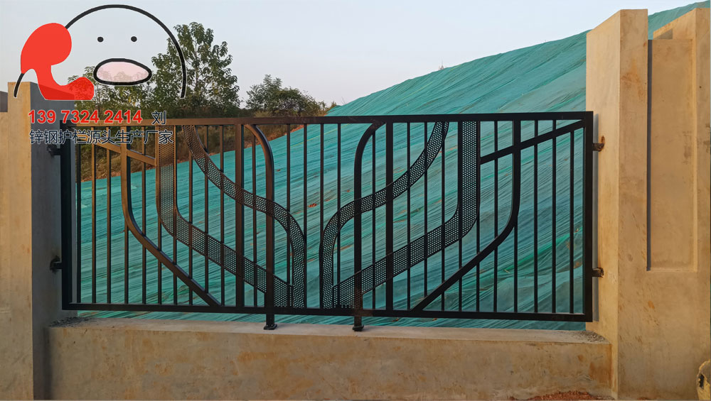 定制鋅鋼圍欄特寫實(shí)拍